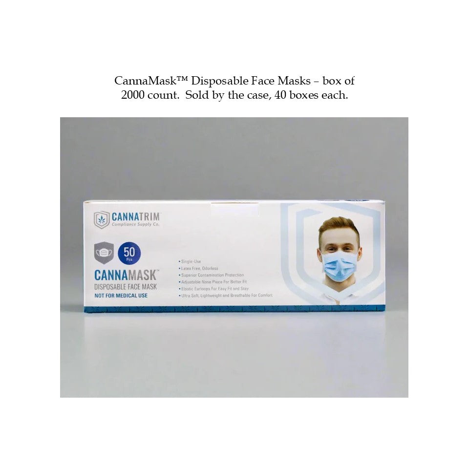 CannaMask™ Disposable Face Masks - 2000 count