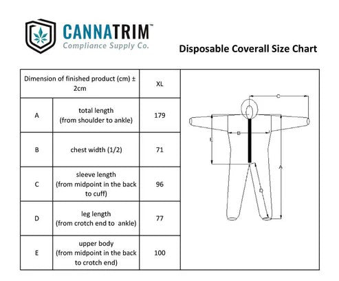 CannaCover-All™ Coverall with Hood - 25 count