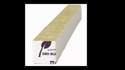 Grodan Gro Block Improved Mini Block 1.5" Strip, 1 Case of Qty 2250