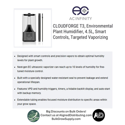 CLOUDFORGE T3, Environmental Plant Humidifier, 4.5L,