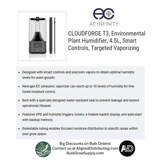 CLOUDFORGE T3, Environmental Plant Humidifier, 4.5L,