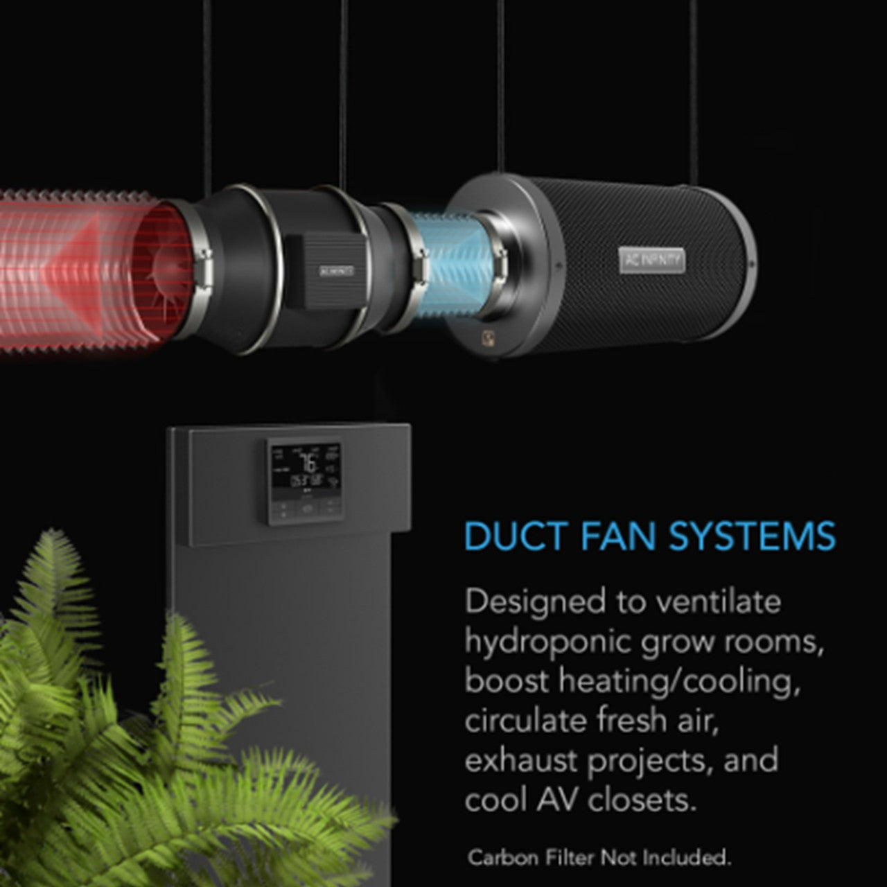 CLOUDLINE PRO T4, Quiet Inline DUCT FAN SYSTEM