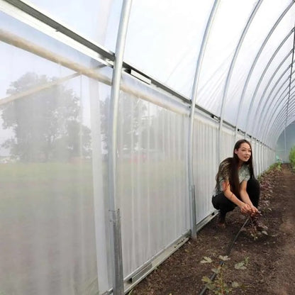 Greenhouse Kit:  30' ROUND ALL-METAL HOOP HOUSE KIT 20 ft Long