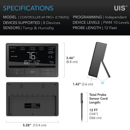 CLOUDLINE CTR69Q Controller 69 Pro+ Eight Devices